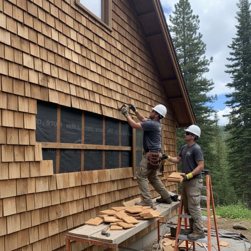 Wood Shake Siding Repair